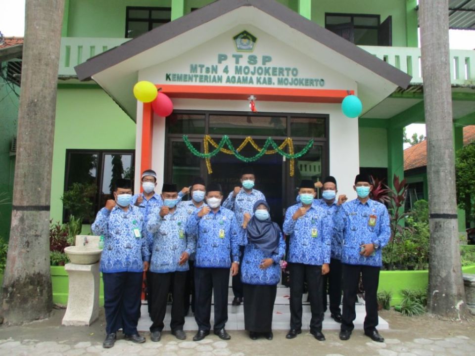 Dokumentasi kegiatan: MTsN 4 Mojokerto Resmikan Gedung Pelayanan Terpadu satu pintu (PTSP)